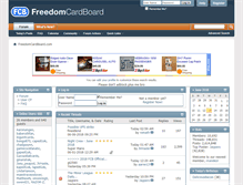 Tablet Screenshot of freedomcardboard.com